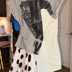 Stylish Gray and White Kids Shirt